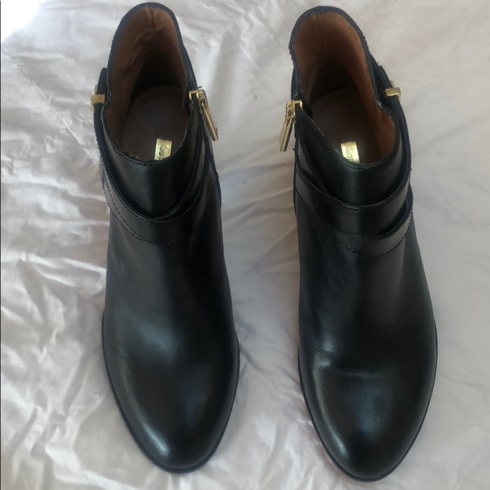 Louise Et Cie Ankle Boots Black & Gold